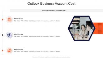 Outlook Business Account Cost In Powerpoint And Google Slides Cpb
