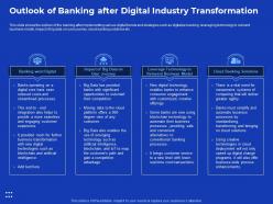 Outlook of banking process improvement in banking sector ppt model portrait