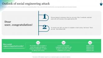 Outlook Of Social Engineering Attack Conducting Security Awareness