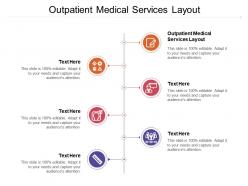 Outpatient medical services layout ppt powerpoint presentation ideas deck cpb