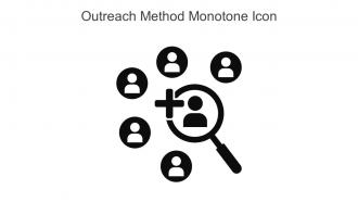 Outreach Method Monotone Icon In Powerpoint Pptx Png And Editable Eps Format