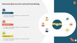 Outreach Plan Icon For Network Marketing