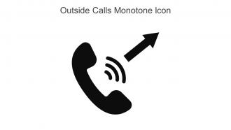 Outside Calls Monotone Icon In Powerpoint Pptx Png And Editable Eps Format