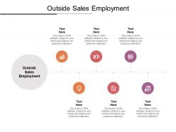 Outside sales employment ppt powerpoint presentation summary slideshow cpb