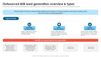Outsourced B2B Lead Generation Overview And Types B2B Lead Generation Techniques
