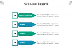 Outsourced blogging ppt powerpoint presentation model graphic images cpb