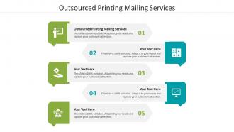 Outsourced printing mailing services ppt powerpoint presentation slide cpb