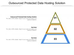 Outsourced protected data hosting solution ppt powerpoint presentation ideas graphics template cpb