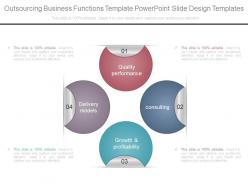 Outsourcing business functions template powerpoint slide design templates