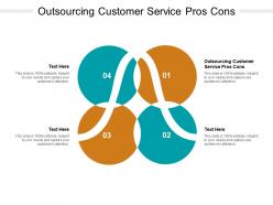 Outsourcing customer service pros cons ppt powerpoint presentation layouts inspiration cpb