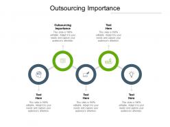 Outsourcing importance ppt powerpoint presentation outline display cpb