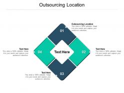 Outsourcing location ppt powerpoint presentation ideas diagrams cpb