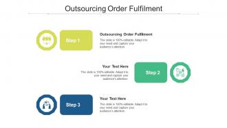 Outsourcing Order Fulfilment Ppt Powerpoint Presentation Summary Show Cpb