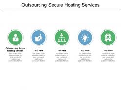 Outsourcing secure hosting services ppt powerpoint presentation professional images cpb
