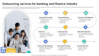 Outsourcing Services For Banking And Finance Industry