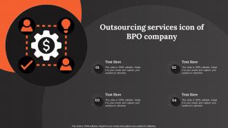Outsourcing Services Icon Of BPO Company