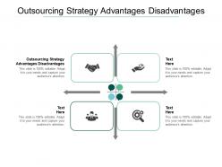 Outsourcing strategy advantages disadvantages ppt powerpoint styles slide cpb