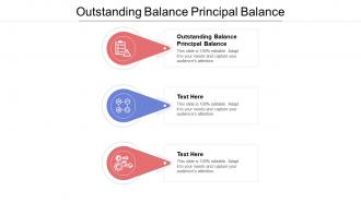 Outstanding balance principal balance ppt powerpoint presentation layouts designs download cpb