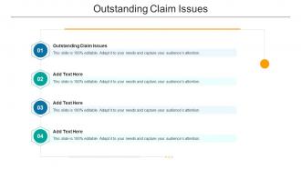Outstanding Claim Issues In Powerpoint And Google Slides Cpb