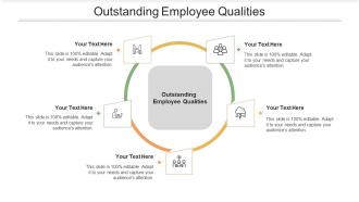 Outstanding Employee Qualities Ppt Powerpoint Presentation Summary Outline Cpb