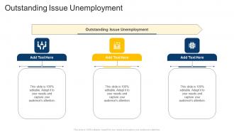 Outstanding Issue Unemployment In Powerpoint And Google Slides Cpb