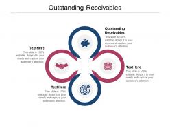 Outstanding receivables ppt powerpoint presentation infographics gridlines cpb