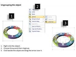 Oval arrows 7 points powerpoint diagram templates graphics 712