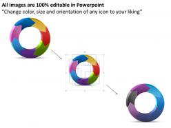Oval arrows 7 points powerpoint slides templates