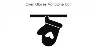 Oven Gloves Monotone Icon In Powerpoint Pptx Png And Editable Eps Format