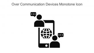 Over Communication Devices Monotone Icon In Powerpoint Pptx Png And Editable Eps Format
