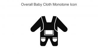 Overall Baby Cloth Monotone Icon In Powerpoint Pptx Png And Editable Eps Format
