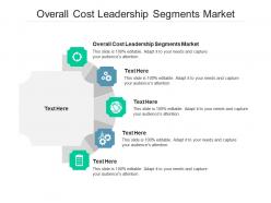 Overall cost leadership segments market ppt powerpoint presentation visual aids diagrams cpb