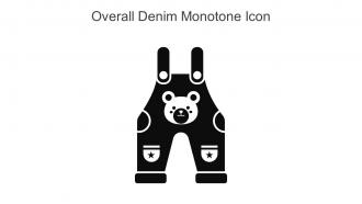 Overall Denim Monotone Icon In Powerpoint Pptx Png And Editable Eps Format