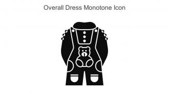Overall Dress Monotone Icon In Powerpoint Pptx Png And Editable Eps Format