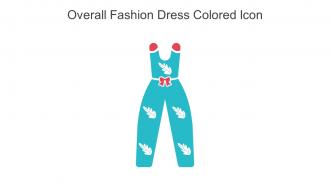 Overall Fashion Dress Colored Icon In Powerpoint Pptx Png And Editable Eps Format