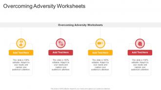 Overcoming Adversity Worksheets In Powerpoint And Google Slides Cpb