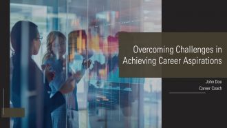 Overcoming Challenges In Achieving Career Aspirations PPT Structure AT