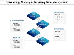 Overcoming Challenges Including Time Management