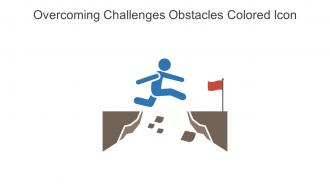 Overcoming Challenges Obstacles Colored Icon In Powerpoint Pptx Png And Editable Eps Format