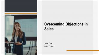 Overcoming Objections In Sales PPT Template AT