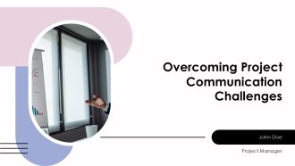Overcoming Project Communication Challenges PPT Mockup AT