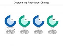 Overcoming resistance change ppt powerpoint presentation professional templates cpb