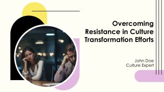 Overcoming Resistance In Culture Transformation Efforts PPT Sample AT