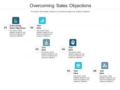 Overcoming sales objections ppt powerpoint presentation inspiration example topics cpb