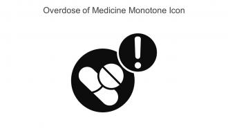 Overdose Of Medicine Monotone Icon In Powerpoint Pptx Png And Editable Eps Format