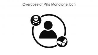 Overdose Of Pills Monotone Icon In Powerpoint Pptx Png And Editable Eps Format
