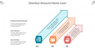 Overdue amount home loan ppt powerpoint presentation show grid cpb