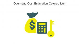 Overhead Cost Estimation Colored Icon In Powerpoint Pptx Png And Editable Eps Format