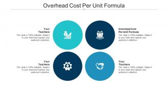Overhead cost per unit formula ppt powerpoint presentation show slides cpb