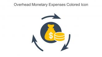 Overhead Monetary Expenses Colored Icon In Powerpoint Pptx Png And Editable Eps Format